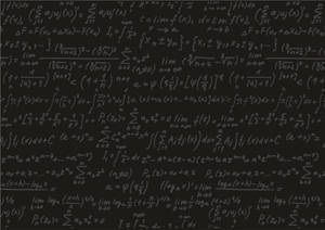 خلفية سبورة رياضيات بالأبيض والأسود