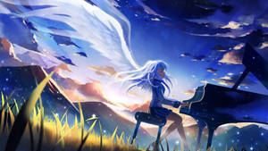 خلفية شخصيات أنمي Angel Beats! — شخصيات أنمي خلفية