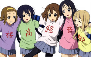 شخصيات كawaii أنمي K-On! — شخصيات أنمي خلفية