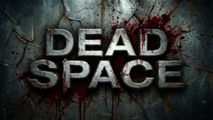 شعار Dead Space الشهير بملمس خشن مستوحى من الرعب.