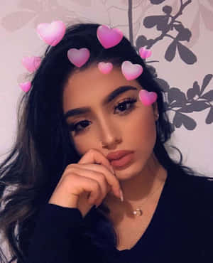 صور سناب شات — فتاة جمالية خلفية