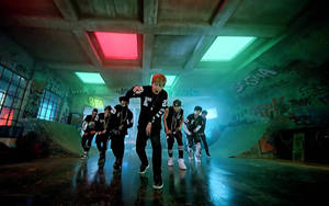 خلفية صورة جماعية لفرقة BTS No More Dream — صورة جماعية لفرقة bts متحركة خلفية