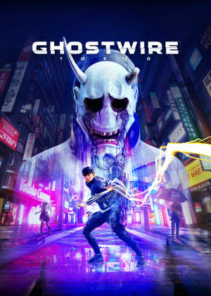 خلفية غلاف لعبة Ghostwire Tokyo الرسمي — غوست واير طوكيو خلفية