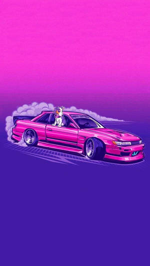فن سينثويف جي دي إم الجمالي — جمالية JDM خلفية