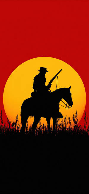 فن غروب الشمس Red Dead Redemption — لعبة فيديو متحركة خلفية