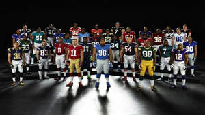 لاعبو كرة القدم الأمريكية NFL — كرة القدم الأمريكية خلفية
