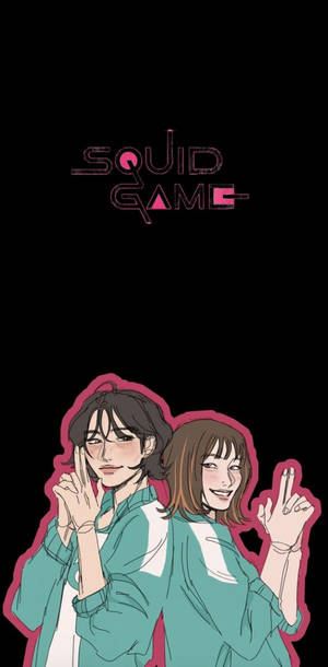 خلفية Squid Game لطيفة للاعبين 240 و067 — لعبة الحبار 067 خلفية