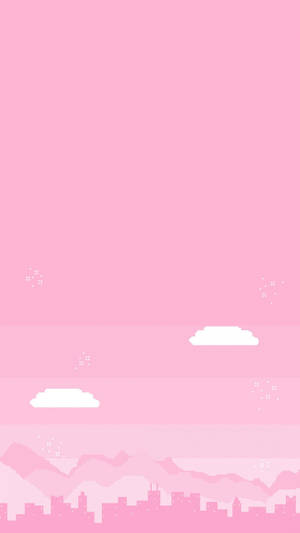 مدينة كاواي الوردية — وردي كاواي خلفية