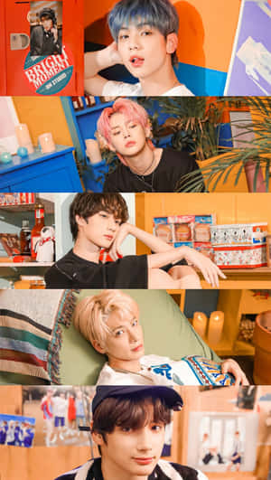 مستعدون لإشعال المسرح: نجوم الكيبوب — Kpop GIF خلفية