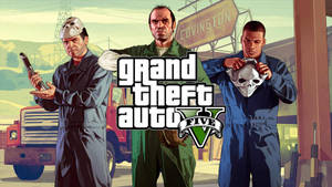 سرقة GTA 5 بدقة 1080P — Gta خلفية