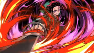 خلفية Demon Slayer بدقة 4K — قاتل الشياطين 4K متحركة خلفية