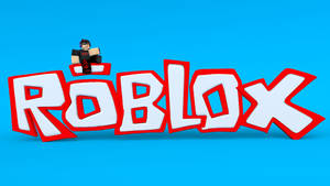 خلفية ثلاثية الأبعاد رائعة لغلاف لعبة Roblox على خلفية زرقاء