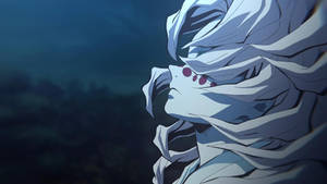 خلفية روي من Demon Slayer بزاوية جانبية — أنمي شيطان خلفية
