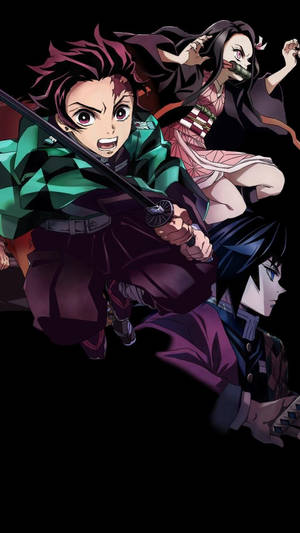 خلفية هاتف Demon Slayer متنوعة